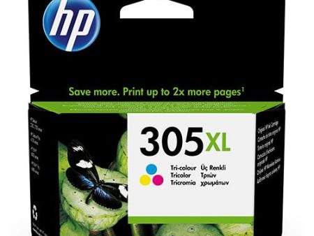 Tinteiro HP Original 305 XL - 3YM63AE - Tri-color - Elegível para o HP Instant Ink Discount