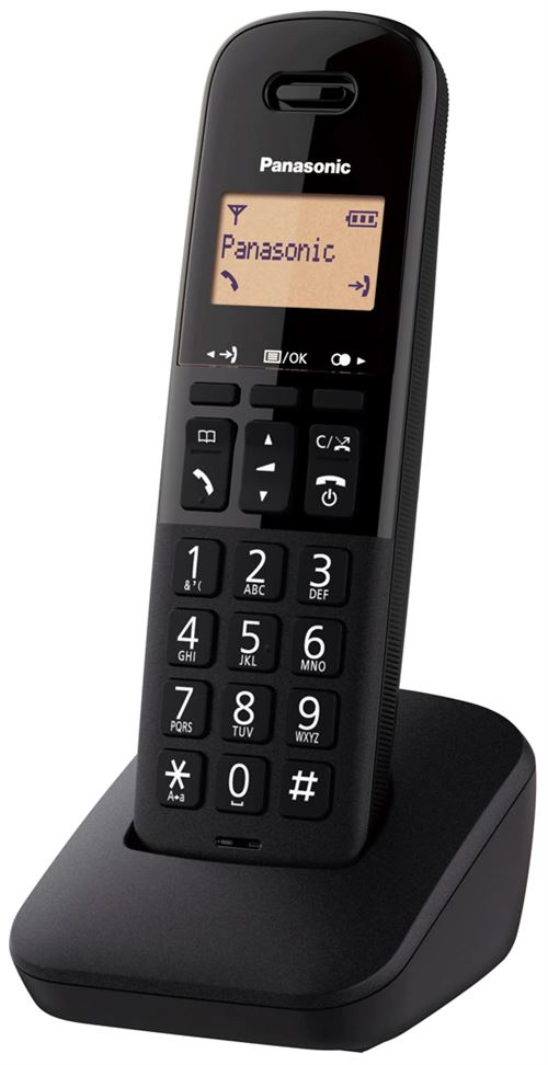 Telefone sem Fios Panasonic DECT KX-TGB610 Preto Discount