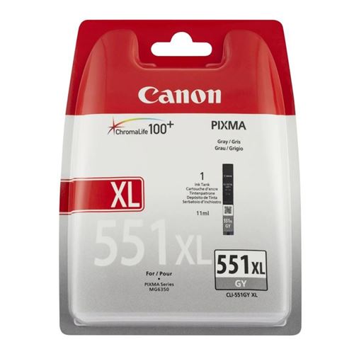 Tinteiro Canon CLI-551XL Cinzento Hot on Sale