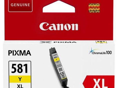 Tinteiro Canon CLI-581XL - Amarelo Supply