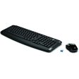 Teclado + Rato Wireless HP 300 - Preto Supply