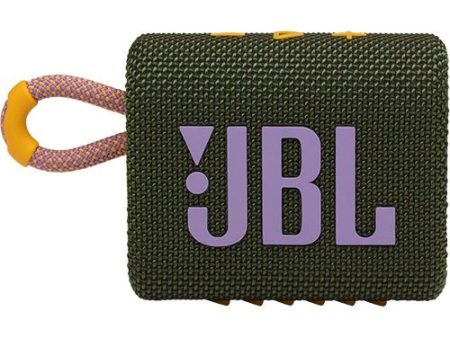 Coluna Portátil Bluetooth JBL GO 3 - Verde | Cor-de-Rosa Cheap