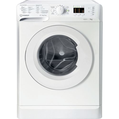 Máquina de Lavar Roupa Indesit MTWA 71252 W SPT | 7 Kg | 1200 RPM | E | Branco Sale