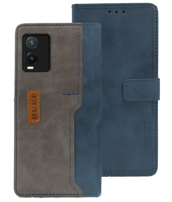 For Vivo T1x 4G (India) Flip Cover Case (Professional Dual Leather Finish) For Cheap