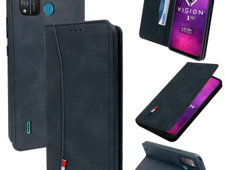 For Itel Vision 1 Pro Leather Velvet Feel Premium Flip Case Cover For Sale