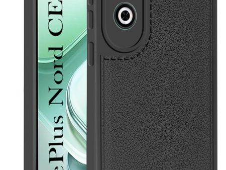 For Oneplus Nord CE 4 Back Cover Case (Stitch Texture Design | Shockproof | Camera Protection | Slim, Soft and Flexible) For Sale