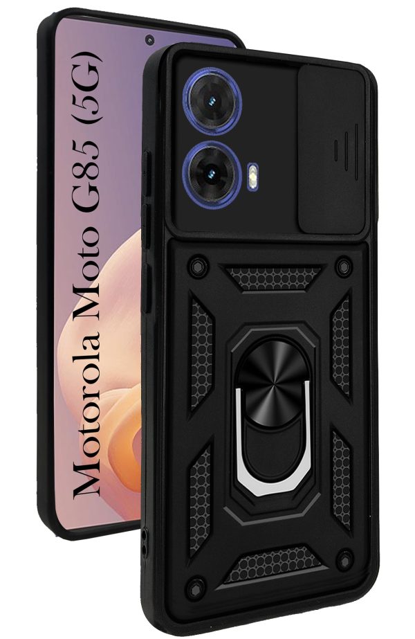 For Motorola Moto G85 5G Back Cover Case (Hybrid Dual Armor Polycarbonate) Sale