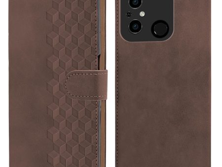 For Poco C55 Flip Cover Case (Professional Velvet Cube Desing | Card Pockets Wallet & Stand | Magnetic Closure) For Cheap