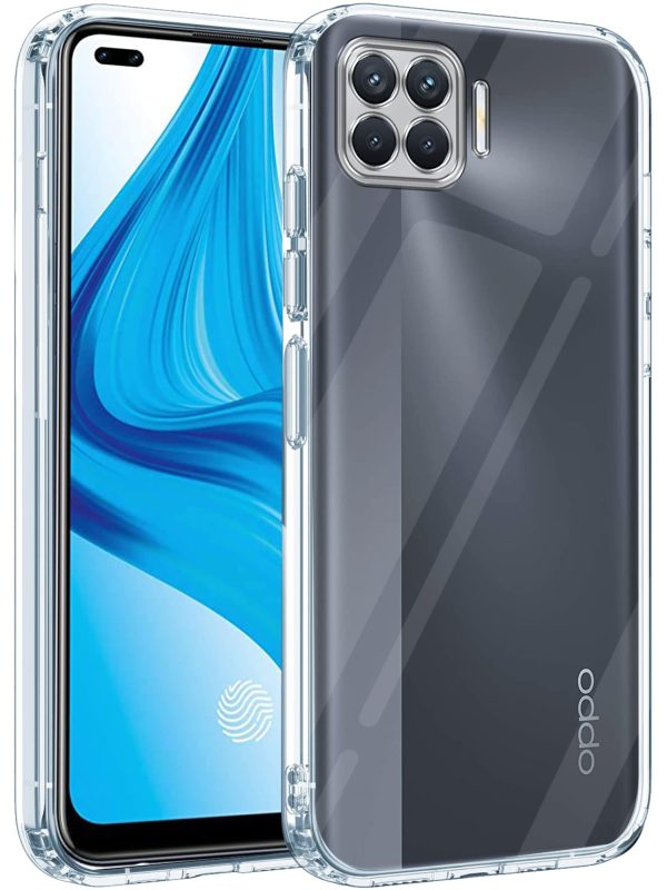 For Oppo Reno4 Lite | Reno 4 Lite Back Cover Case (Silicone Crystal Clear | Pure Camera Protection | Soft and Flexible for Charger and Headphone sockets | Shockproof Bumpers) Hot on Sale