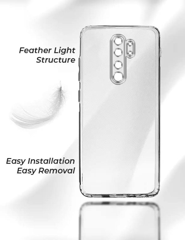 For Xiaomi Mi Redmi Note 8 Pro Back Cover Case(Silicone Crystal Clear | Pure Camera Protection | Soft and Flexible for Charger and Headphone sockets | Shockproof Bumpers) For Discount