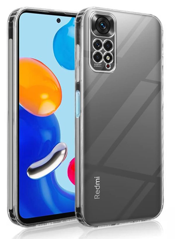 For Tecno Spark 7 | 7T Back Cover Case (Silicone Crystal Clear | Pure Camera Protection | Soft and Flexible for Charger and Headphone sockets | Shockproof Bumpers) Supply