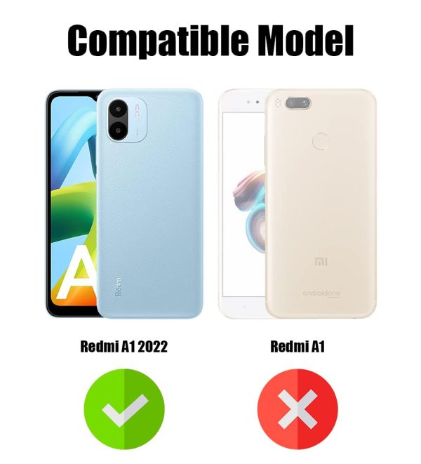 For Xiaomi Redmi A1 2022  Back Cover Case (Silicone Crystal Clear | Pure Camera Protection | Soft and Flexible for Charger and Headphone sockets | Shockproof Bumpers) Hot on Sale