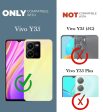 For Vivo Y35 Back Cover Case (Silicone Crystal Clear | Pure Camera Protection | Soft and Flexible for Charger and Headphone sockets | Shockproof Bumpers) Sale