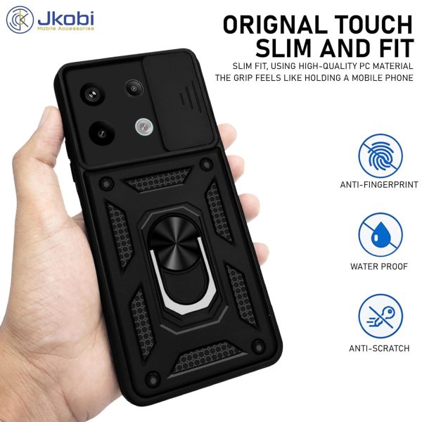 For Redmi Note 13 Pro Back Cover Case (Hybrid Dual Armor Polycarbonate) For Sale