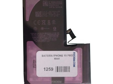 Bateria Iphone 15 Pro Max A3121 Supply